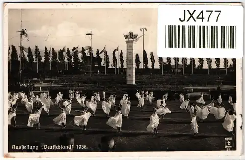 Deutsches Reich 516 auf Postkarte Sommer-Olympiade #JX477