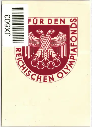 Österreich 623 auf Postkarte Olympiade #JX503