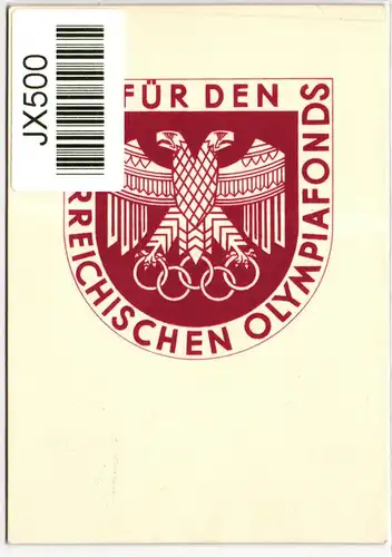 Österreich 568 auf Postkarte Olympiade #JX500