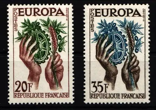Frankreich 1157-1158 postfrisch #KG208