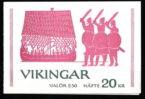 Schweden 1592-1599 postfrisch Markenheftchen 149 #KF315