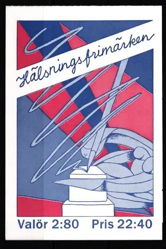 Schweden 1726-1729 postfrisch Markenheftchen 173 #KF270