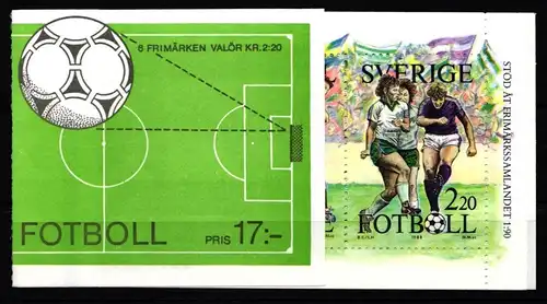 Schweden 1505-1507 postfrisch Markenheftchen 134 #KF294