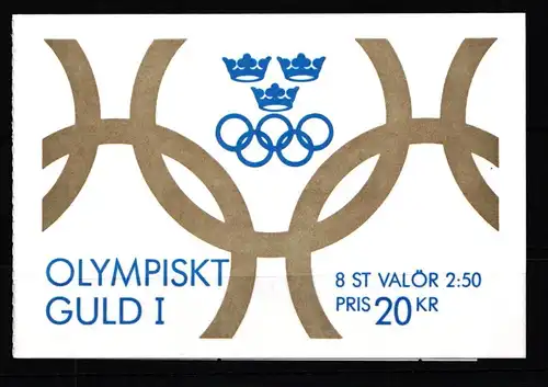 Schweden 1674-1677 postfrisch Markenheftchen 161 #KF392