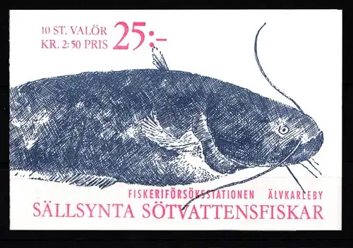 Schweden 1649-1650 postfrisch Markenheftchen 157 #KF390