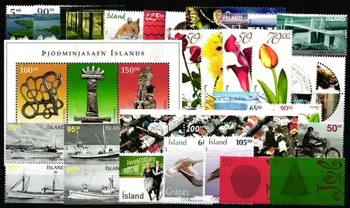 Island Jahrgang 2005 mit 1082-1114 postfrisch #KF406