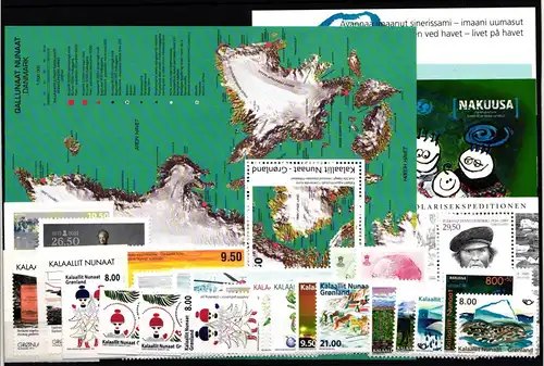 Dänemark Grönland Jahrgang 2012 mit 601-628 postfrisch #KF430