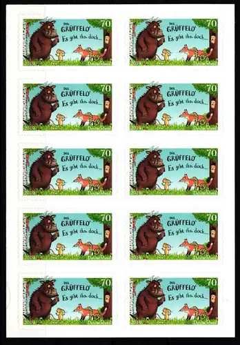 BRD Bund 3452 postfrisch Folienblatt #KF534