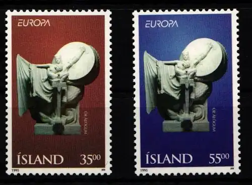 Island 826-827 postfrisch Europa #KG249