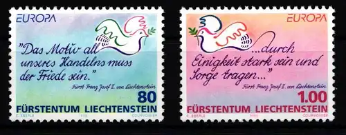 Liechtenstein 1103-1104 postfrisch Europa #KG235