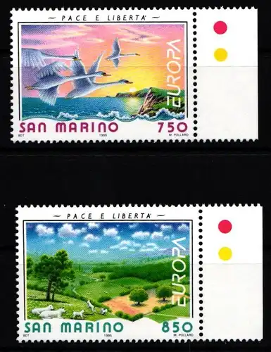 San Marino 1607-1608 postfrisch Europa #KG243