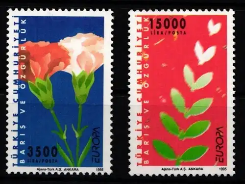 Türkei 3047-3048 postfrisch Europa #KG245