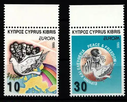 Zypern 854-855 postfrisch Europa #KG248