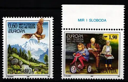 Jugoslawien 2712-2713 postfrisch Europa #KG232