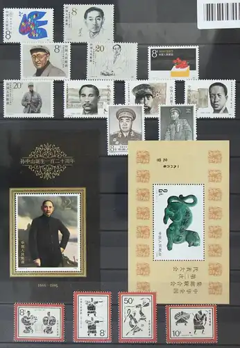 China Volksrepublik Jahrgang 1986 ohne 2058-2071 postfrisch #KE190