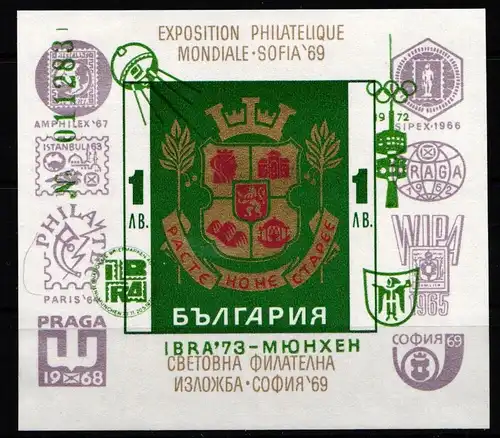 Bulgarien Block 40 postfrisch Olympische Spiele #JY201