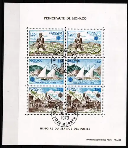 Monaco Block 15 gestempelt Ersttagssonderstempel #JS347