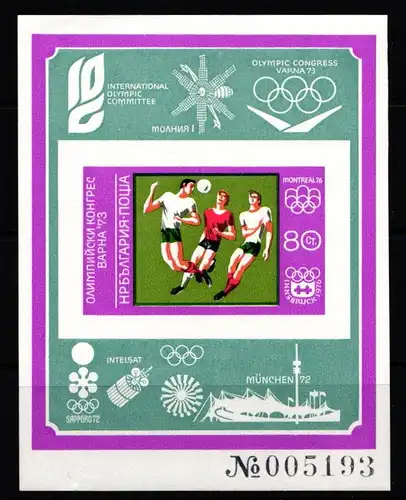 Bulgarien Block 43 postfrisch Olympische Spiele #JY203
