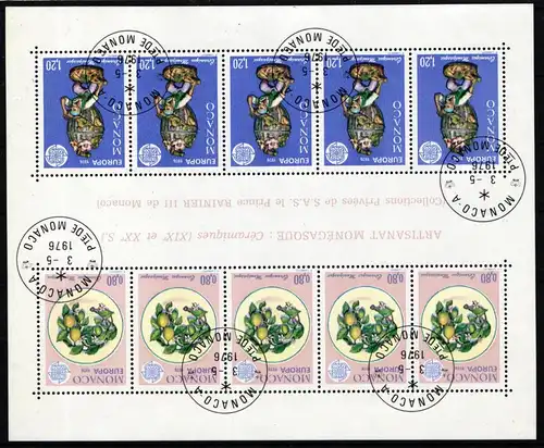 Monaco Block 10 gestempelt Ersttagssonderstempel #JS344