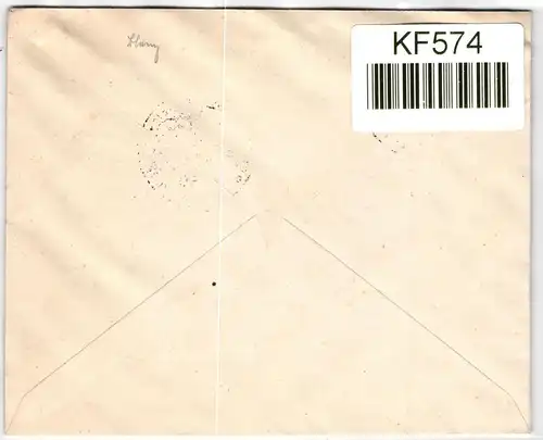 Deutsches Reich 780 auf Brief als Einzelfrankatur #KF574