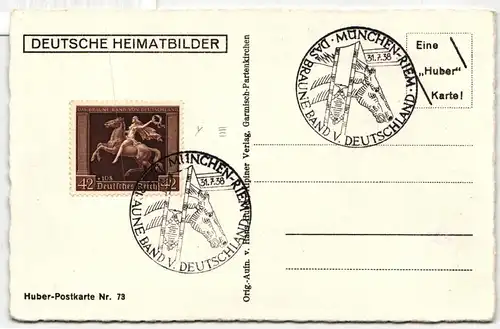 Deutsches Reich 671 auf Postkarte #KF586