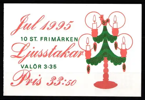Schweden 1913-1916 postfrisch Markenheftchen 209 #KF722