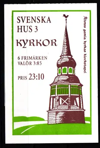 Schweden 1976-1979 postfrisch Markenheftchen 223 #KF700