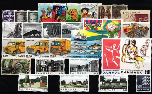 Dänemark Jahrgang 2002 mit 1415-1453 postfrisch #KF790