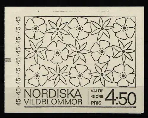 Schweden 607-611 postfrisch Markenheftchen 18 #KF746