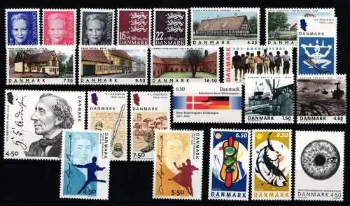 Dänemark Jahrgang 2005 mit 1387-1420 postfrisch #KF787