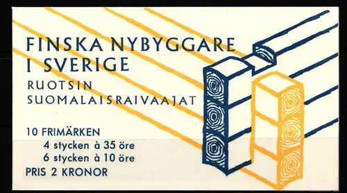 Schweden 586-587 postfrisch Markenheftchen 16 #KF748