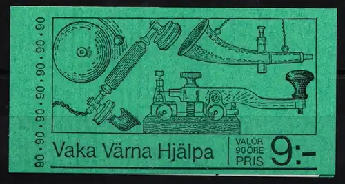 Schweden 913-917 postfrisch Markenheftchen 51 #KF844