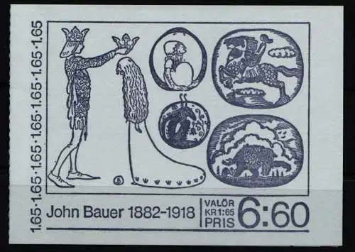 Schweden 1178-1181 postfrisch Markenheftchen 86 #KF865