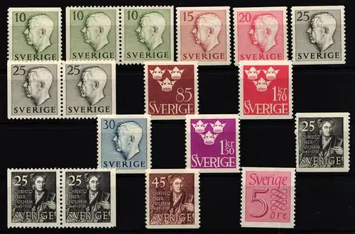Schweden Jahrgang 1951 mit 356-366 postfrisch #KF822