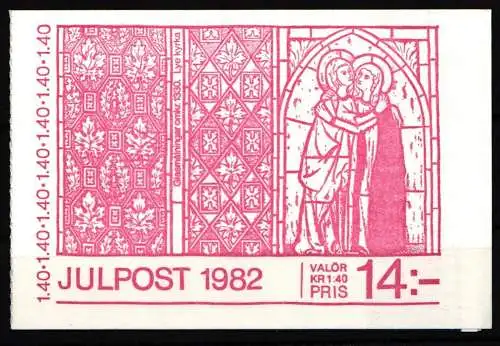 Schweden 1209-1213 postfrisch Markenheftchen 90 #KF868