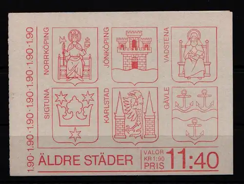 Schweden MH 101 postfrisch als Markenheftchen #KG328