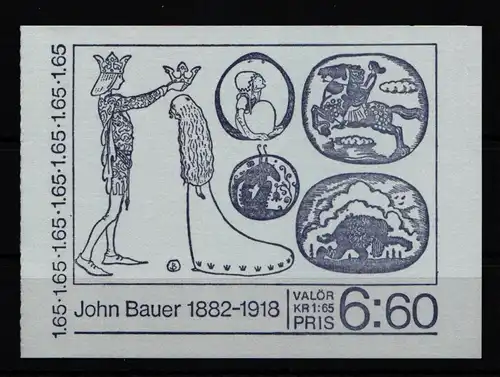 Schweden MH 86 postfrisch als Markenheftchen #KG323