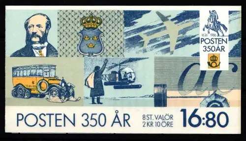 Schweden 1381 postfrisch als Markenheftchen #KG346