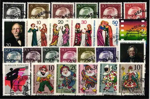 Berlin Jahrgang 1970 gestempelt ohne C/D #B-O-1970