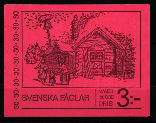 Schweden MH 27 postfrisch als Markenheftchen #KG805