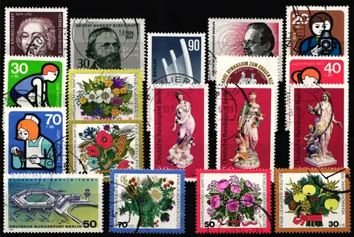 Berlin Jahrgang 1974 gestempelt ohne C/D #B-O-1974