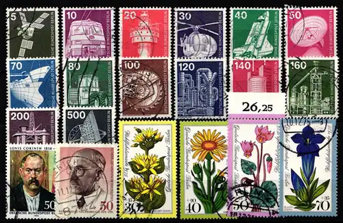 Berlin Jahrgang 1975 gestempelt ohne C/D #B-O-1975