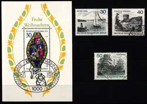 Berlin Jahrgang 1976 gestempelt ohne C/D #B-O-1976