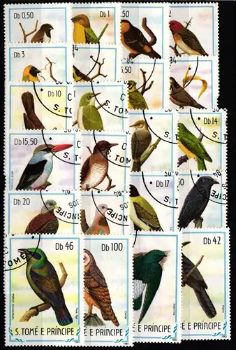 Sao Tome 879-900 gestempelt #KG820
