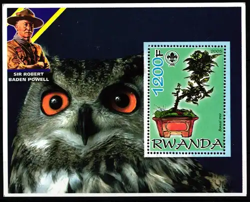 Ruanda 1778 postfrisch als Block #KG815