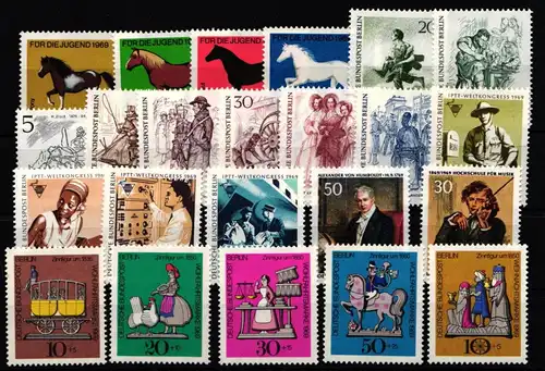 Berlin Jahrgang 1969 ohne Bl. 2 postfrisch #KG842