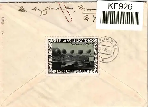 Deutsches Reich SK 31 u.a. auf Brief als Mischfrankatur #KF926