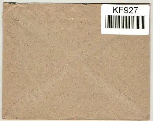 Deutsches Reich 634 auf Brief als Mehrfachfrankatur portogerecht #KF927
