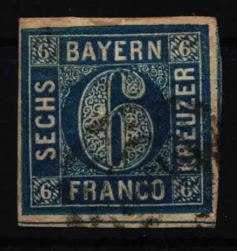 Bayern 9 gestempelt mit Mängeln #KF940