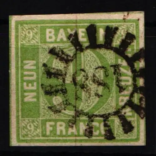 Bayern 5 gestempelt gut geschnitten #KF937